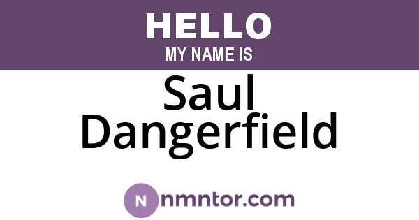 Saul Dangerfield