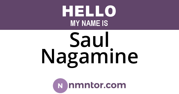 Saul Nagamine