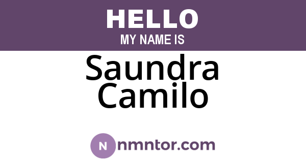 Saundra Camilo