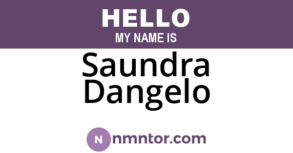 Saundra Dangelo