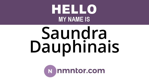 Saundra Dauphinais