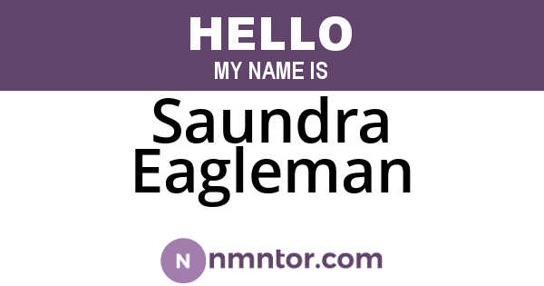 Saundra Eagleman