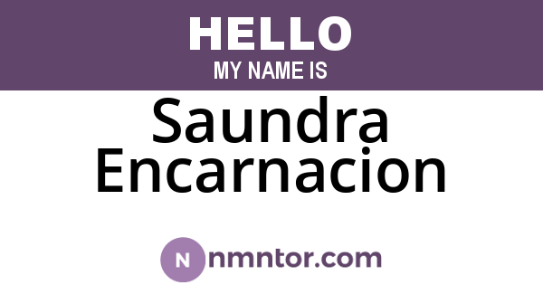 Saundra Encarnacion