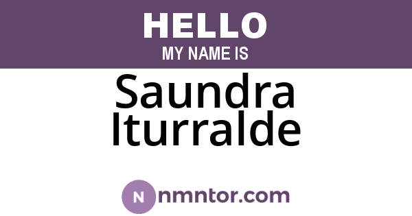 Saundra Iturralde