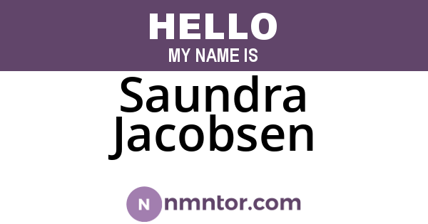 Saundra Jacobsen