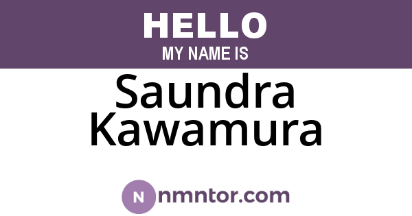 Saundra Kawamura