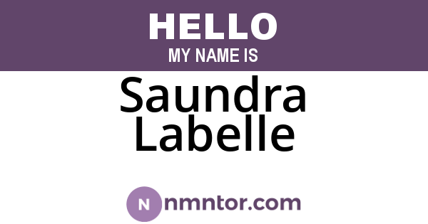 Saundra Labelle