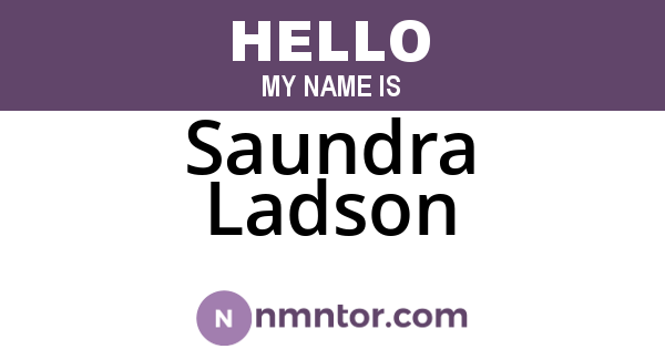 Saundra Ladson