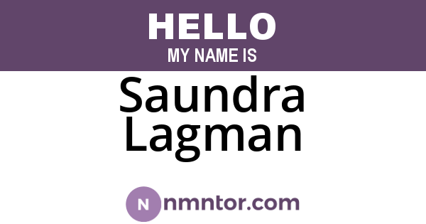 Saundra Lagman