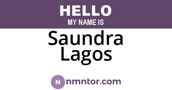 Saundra Lagos