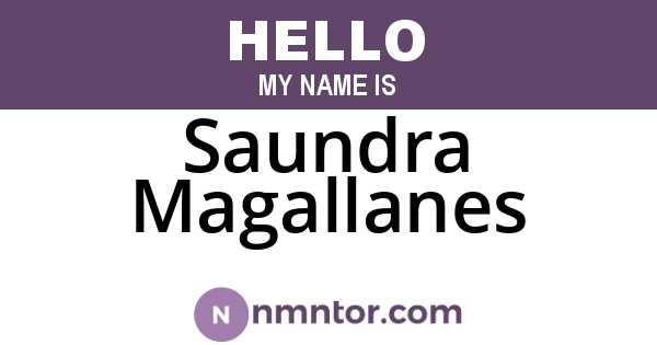 Saundra Magallanes