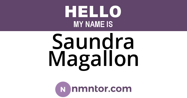 Saundra Magallon