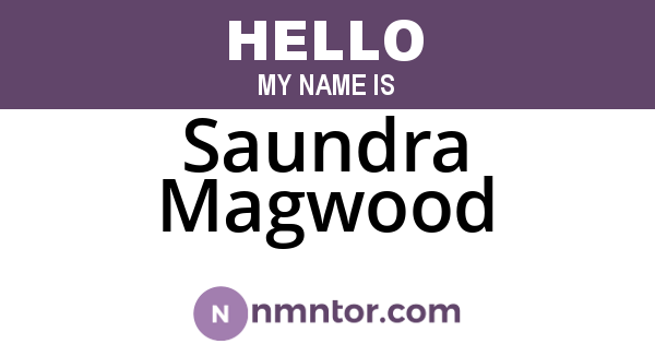 Saundra Magwood
