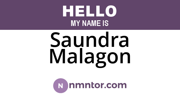Saundra Malagon