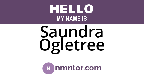 Saundra Ogletree