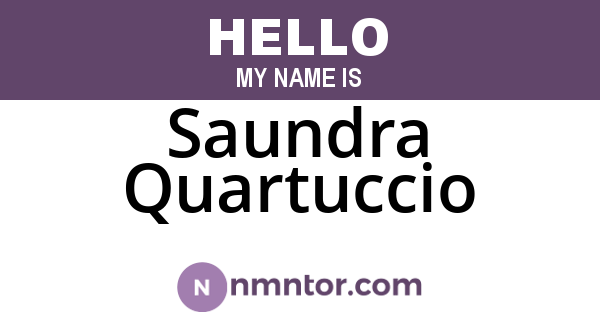 Saundra Quartuccio