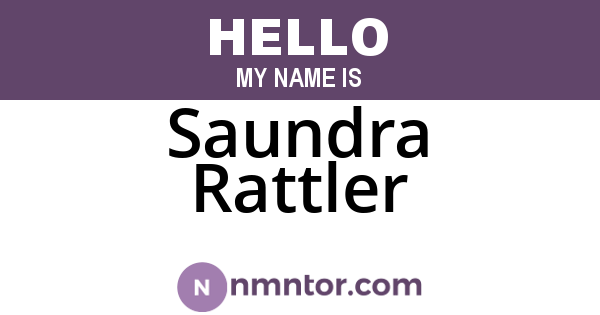 Saundra Rattler
