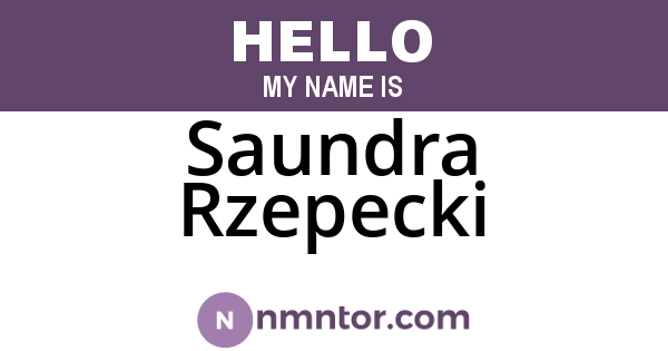 Saundra Rzepecki