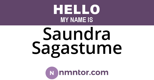 Saundra Sagastume