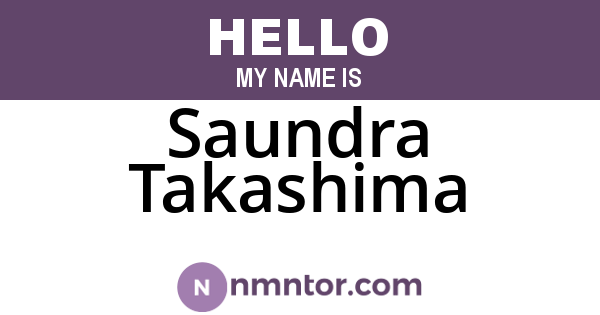 Saundra Takashima