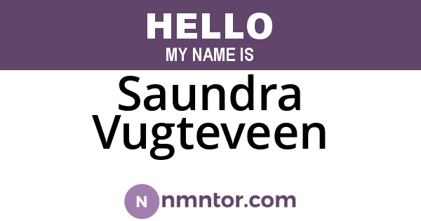 Saundra Vugteveen