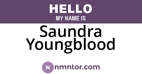 Saundra Youngblood