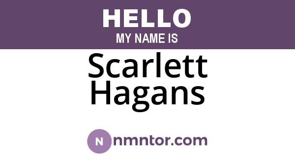 Scarlett Hagans