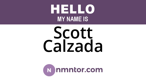 Scott Calzada