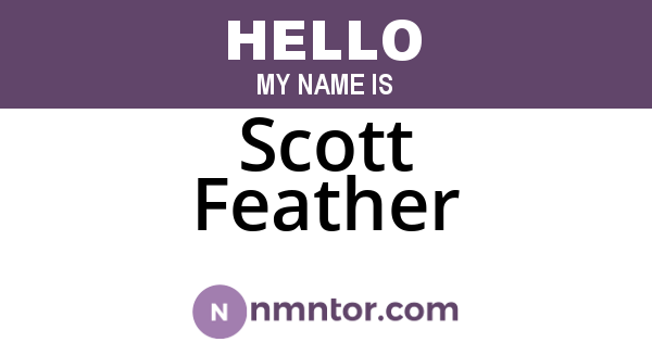 Scott Feather