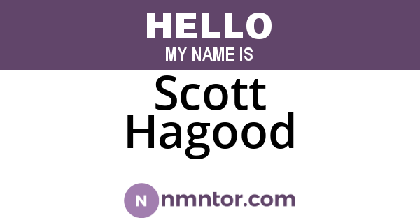 Scott Hagood