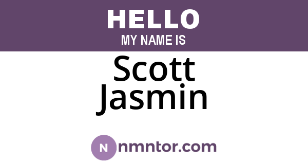 Scott Jasmin