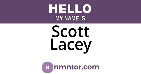 Scott Lacey
