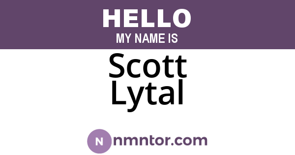 Scott Lytal