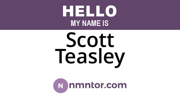 Scott Teasley
