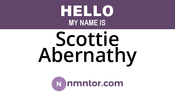 Scottie Abernathy