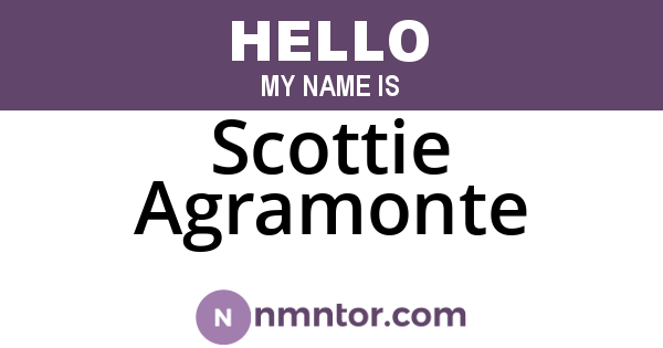 Scottie Agramonte