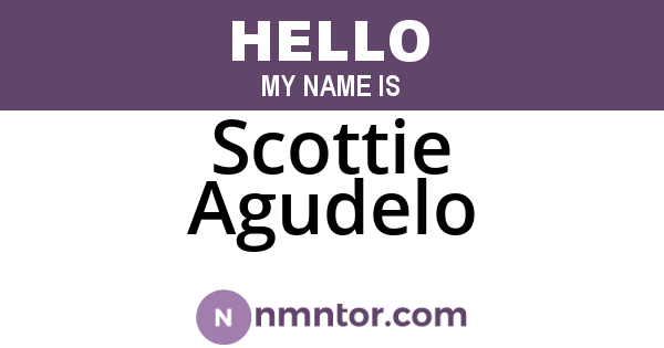 Scottie Agudelo