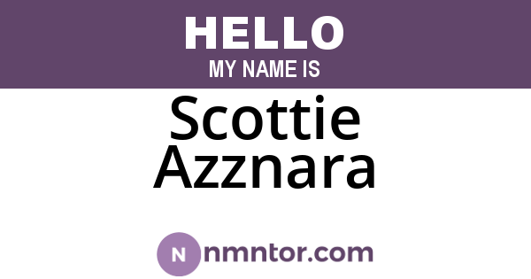 Scottie Azznara