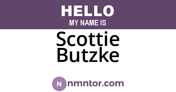 Scottie Butzke