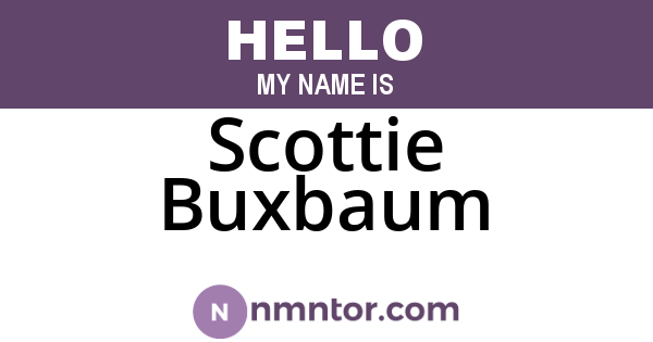 Scottie Buxbaum