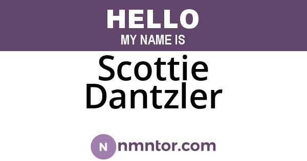 Scottie Dantzler