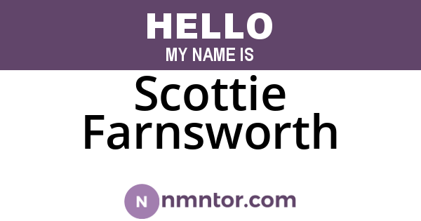 Scottie Farnsworth