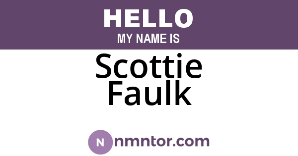 Scottie Faulk