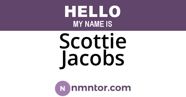 Scottie Jacobs