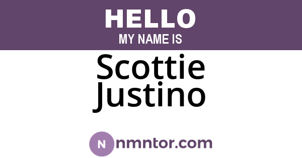 Scottie Justino