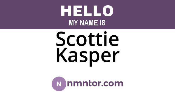 Scottie Kasper