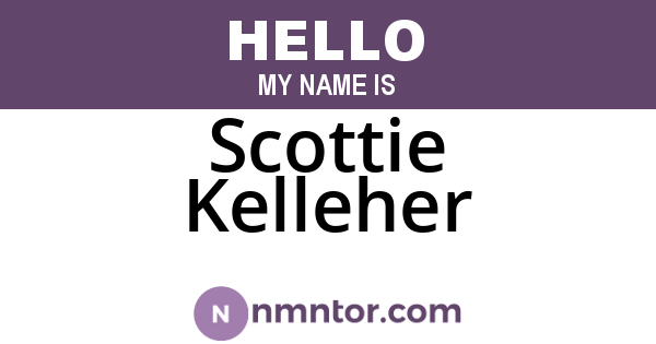 Scottie Kelleher
