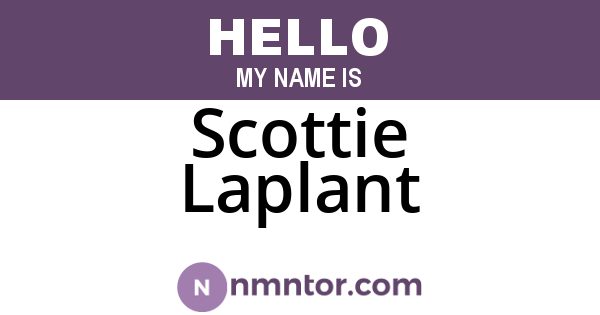 Scottie Laplant