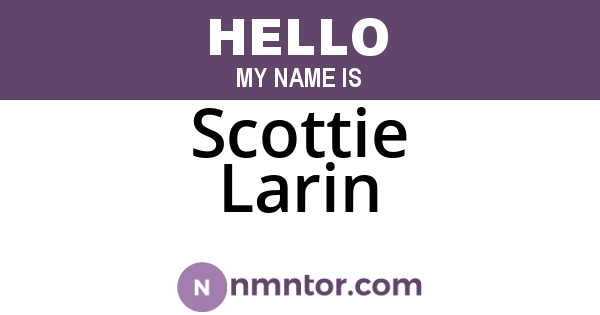 Scottie Larin