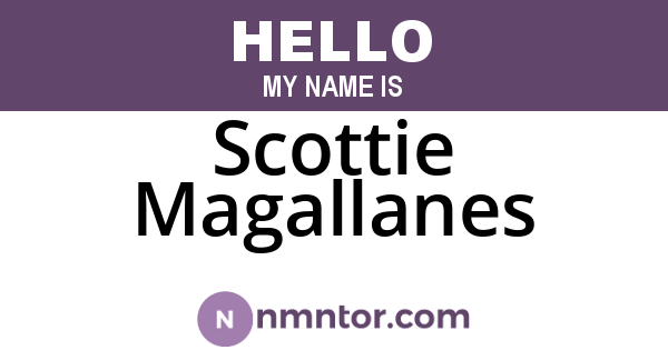Scottie Magallanes